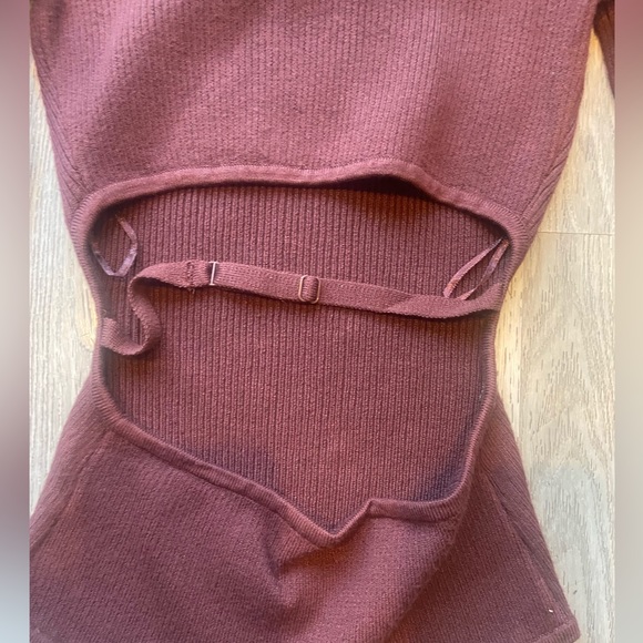 Guess Ribbed Bodysuit NWT Semi Backless - Picture 8 of 8